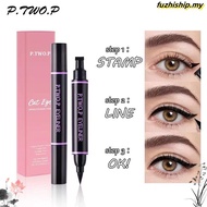 KIMUSE Raya MakeUp Set The Beginner of Eye Makeup Set One Step Eyebrow Stamp Shaping Kit + Double He