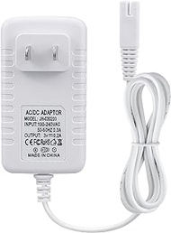 Charger Replacement for Waterpik Water Flosser WP360W WP462 WP450, Power Cord, 5ft, White