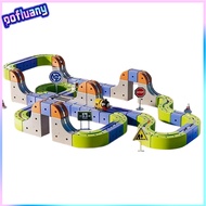 Children Electric Train Puzzle Track Toy Building Block Train Toy Interactive Magnetic Train Buildin