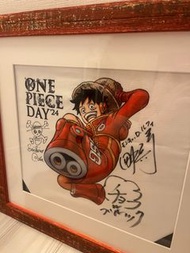 ONE PIECE 海賊王 航海王 尾田榮一郎 &  路飛 Luffy 草帽海賊團聲優們 親筆簽名 Eiichiro Oda & Straw Hat Pirates Voice Actors Auto