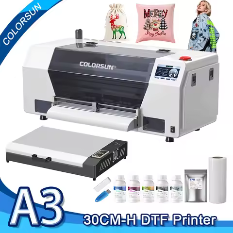 Colorsun A3 DTF Printer XP600 Impressora A3 DTF Printing Machine 13'' A3 DTF Printers For T-shirt Ho
