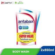 Antabax Antibacterial Shower Cream Protect 850ml + Fresh 850ml