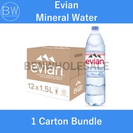 Evian Mineral Water 12 x 1.5L Carton Bundle