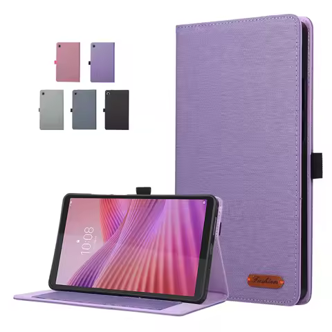 Funda For Lenovo Tab One 8.7 Case Soft Fabric Flip Stand Tablet Shell For Lenovo Tab One / Lenovo Ta