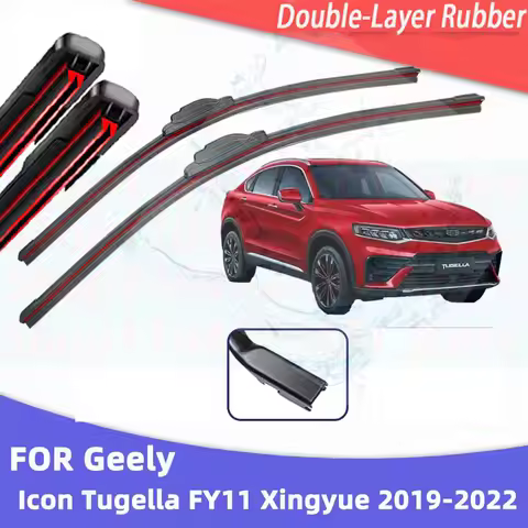 Car Wiper for Geely Icon Tugella FY11 Xingyue 2019-2022 Leven-layer Strip Wipers 2025 Latest Model F