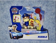 全新 Paw Patrol - Rubble , Search & Rescue  公仔+ 配件, 超抵