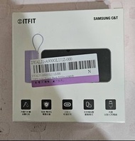 SAMSUNG 三星 ITFIT C&amp;T mini Power Bank 迷你支架式行動電源 5000mAh 18.5W 1孔輸出 USB-C線頭(自帶線)