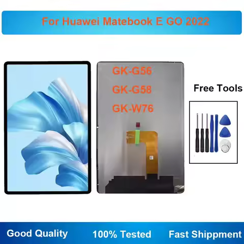 12.35 Inch For Huawei Matebook E GO 2022 LCD Display Touch Screen Full Assembly GK-G56 GK-G58 GK-W76