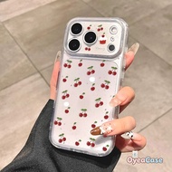 Cherry Clear Case For Redmi Turbo 5 Max 4 3 Y3 Y2 Y1 A7 A5 A4 5G A3X A3 A2 A1 Plus 8 8A 7 7A 6 Pro 6