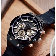 Alain Delon Men sport silicone strap authentic watch AD 462 -1732C