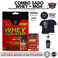 Powermania Combo Sado HYDRO WHEY ISOLATED + MGH ( FREE SHAKER + FREE GIFT )