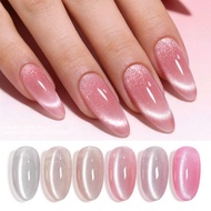 BORN PRETTY 6 Colors Misty Dawn Crystal Cat Magnetic Gel Polish Set Pink Ultra Shine Glitter UV LED 