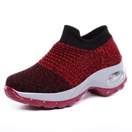Ready Stock New Eager Women Sneakers Fashion Air Cushion Running Shoes Comfortable Sock Slip-On Shoe