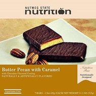 ▶$1 Shop Coupon◀  Nutmeg State Nutrition High Protein Snack Bar / Diet Bars - Butter Pecan With Cara