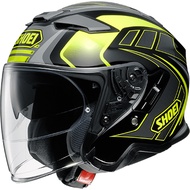 ready stock SHOEI Double Visor Half Face Helmet SHOEI J-Cruise 2 AGLERO Yellow Black Helmet Japan He