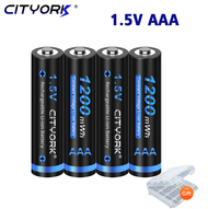 CITYORK 1.5V AAA Rechargeable Li-ion Battery 1.5mw/h AAA Li-ion battery for remote control wireless mouse aaa batteries