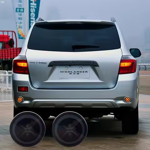 Car Rear Bumper LED Light 2 PCS Fit Toyota 2008-2010 Highlander 2008-2013 Sequoia 05-11 Fortuner 07-