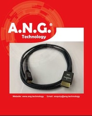 ANG Micro HDMI Male to HDMI Male v2.0 4K 60Hz UHD Cable for Sony A7R3 A7R4