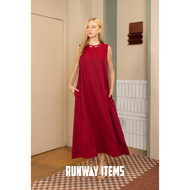 Runway Items | เดรสคอตตอลคอรูด