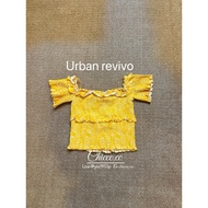 Very Cute Yellow Off-Shoulder Top Urban revivo Brand Used