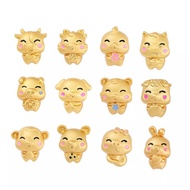 CULTUREHYPE  999 Gold Plating zodiac charm 生肖（with 999 stampling at the zodiac backside)