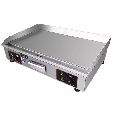 Commercial Teppanyaki Griddle 820 Electric 722 Gas Smart Temperature Control Squid Noodle Dorayaki M