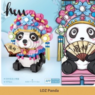 LOZ 1070pcs Mini Building Blocks Toys Chinese Opera Panda Classic Drama Peking Lego Building Bricks