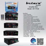 Professional Amplifier Mini Betavo Audio BT 779B | FM Radio | 4 Outputs