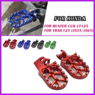 Front Foot Pegs For Honda Hunter Cub CT125 Trail125 HunterCub CT 125 Trail 125 JA55 JA65 2020-2025 M