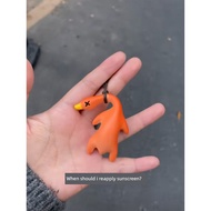 keyboard keychain keychain Loket bebek panggang yang berubah warna bersih akan berubah warna apabila