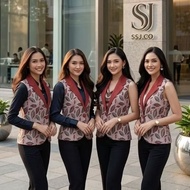KATUN Premium Cotton Batik Outer Vest Vest Woman