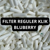 Filter kapas busa ukuran 8mm Reg klik Bluebry