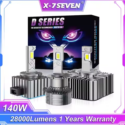 X-7SEVEN X-Apollo D Pro 140W 28000LM 6500K LED Headlight Bulb For Luxury Car D1S/D1R D2S/D2R D3S/D8R