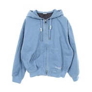 【二手】Dior 牛仔夾克 25SS Logo 刺繡牛仔連帽衫 585D487A3015 藍色 其他夾克 男士 二手 A