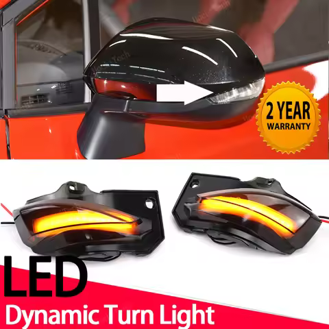 Dynamic Black LED Turn Signal Sequential Rearview Mirror Light For Toyota Corolla Sport E210 Sienta 