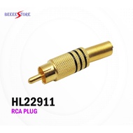 RCA Gold Plug HL22911 RCA Audio Connector
