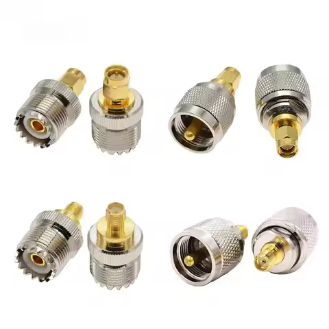 1Pcs/5Pcs UHF SO-239 PL-259 TO SMA SO239 PL259 male female RF Connector Adapter Test Converter