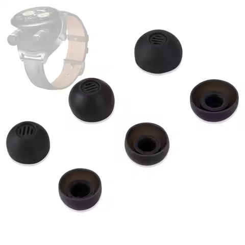 6Pcs Silicone Ear Tips for HUAWEI Watch Buds Earbuds Eartips Two in One Earphone Tips Headphones Ear