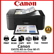 Canon E4570 / E4270 FAX WIFI PRINTER  / E410 / TS307 / E470 / E470 INK CARTRDGE Printer