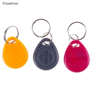 Fitow 10Pcs T5577 duplicator badge copy 125khz rfid tag card key ring FE