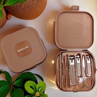 🙌SG stock 🙌【Value pack 7-piece set】New Anti-splash Nail Clipper Set Portable Stainless Steel Nail Cl