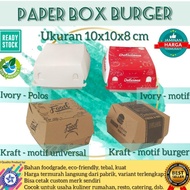 Burger Box, Burger Box, Burger Packaging, Burger Container, Burger Paper Tray, Burger Box @1Pcs ||