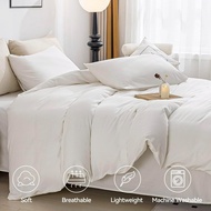 Premium Duvet & Duvet Cover Single Queen King Hotel White Quilt Cover Comforter Selimut Cover