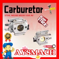 STIHL MS380 MS381 038 AV Carburetor Chainsaw 038AV Senso Carburetor Mesin Tebang