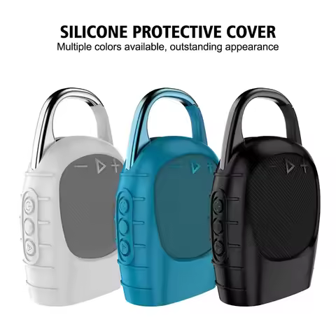 Speaker Silicone Cover For JBL Clip 5 Portable BT Speaker Protective Carrying Case Shockproof Speake