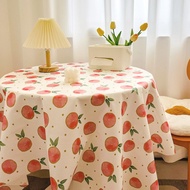 Flannel Tablecloth ins Style Fresh Student Desk Decoration Round Table Photo Coffee Table Tablecloth