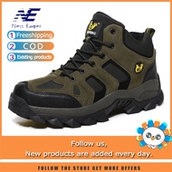 2023 New Eager Hiking Shoes for Men High-Top Outdoor Leisure Hiking Shoes Large Size 39-48 Non-Slip Wear-Resistant Sole