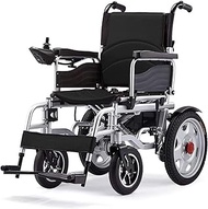 Lightweight for home use Foldable Electric Wheelchair - Remote Control 250 * 2 W Electric Wheelchairs Lightweight Motorize Power Electrics Wheel Chair Mobility Aid Black