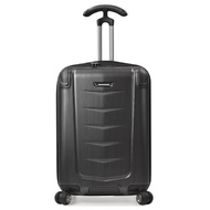 Traveler's Choice Silverwood Polycarbonate Hardside Expandable Spinner Luggage, Brushed Metal, Carry