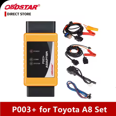 OBDSTAR P003+ P003 Pro Adapter for TOYOTA 8A Cable and for Ford All Key Lost Cable Work with X300 DP